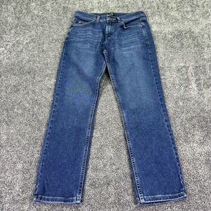 Lee Athletic Fit Jeans Mens 32x30 Blue Straight Denim Medium Wash Casual Work